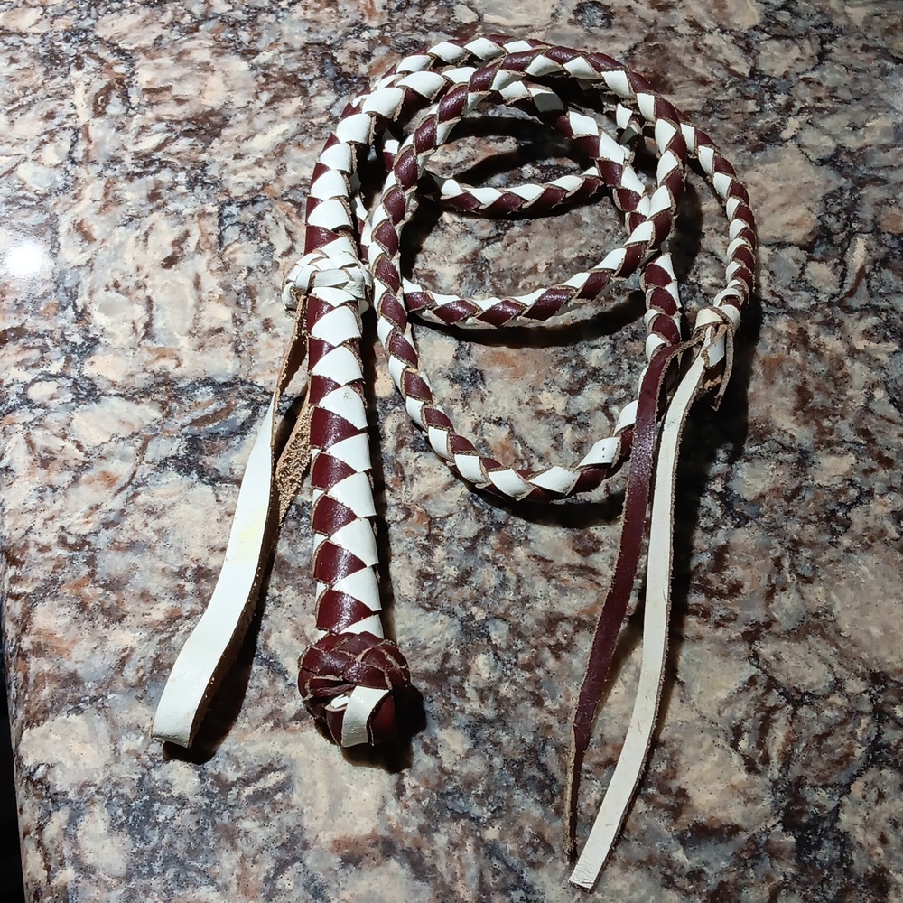 Genuine leather whip